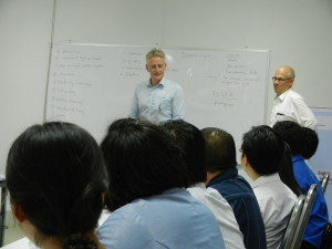Rich addressing the trainees 2